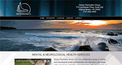 Desktop Screenshot of oceanpsychiatric.com