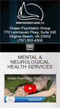 Mobile Screenshot of oceanpsychiatric.com