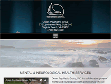 Tablet Screenshot of oceanpsychiatric.com